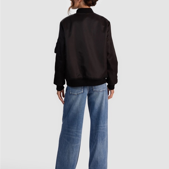 Alice + Olivia Animal Print Bomber Jacket Becky Reversible - Picture 2 of 15